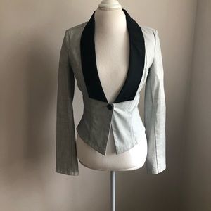 Rock & Republic stretch grey jean jacket.